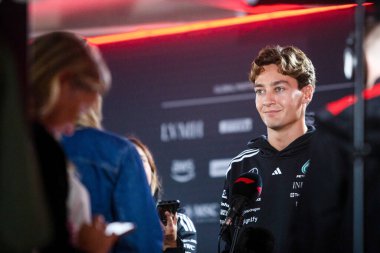  George Russell (GBR) - Mercedes-AMG PETRONAS F1 Takımı - Mercedes W16 - Mercedes E Performansı Formula 1 sırasında Heineken Hollanda Grand Prix 2025, Zandvoort, Hollanda, 28 - 31 Ağustos 2025 F1 Dünya Şampiyonası 15.
