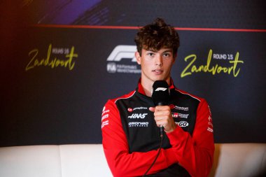  Oliver Bearman (GBR) - Haas F1 Takımı Formula 1 'de Heineken Hollanda Grand Prix 2025, Zandvoort, Hollanda, 28 - 31 Ağustos 2025 F1 Dünya Şampiyonası' nın 15. Raundu
