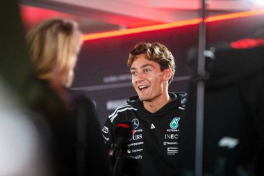  George Russell (GBR) - Mercedes-AMG PETRONAS F1 Takımı - Mercedes W16 - Mercedes E Performansı Formula 1 sırasında Heineken Hollanda Grand Prix 2025, Zandvoort, Hollanda, 28 - 31 Ağustos 2025 F1 Dünya Şampiyonası 15.