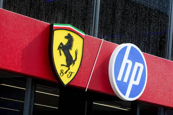 Ferrari HP Logosu Formula 1 'de Heineken Hollanda Grand Prix 2025, Zandvoort, Hollanda, 28 - 31 Ağustos 2025 F1 Dünya Şampiyonası' nın 15. Raundu