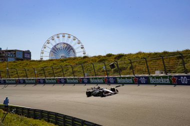  Esteban Ocon (FRA) - Haas F1 Takımı - Haas VF-25 - Formula 1 Hollanda Grand Prix 2025, Zandvoort, Hollanda - Formu 2, Cuma günü 24 Temmuz 2025 F1 Dünya Şampiyonası 'nın 15.
