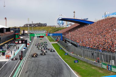 Formula 1 Heineken Hollanda Grand Prix 2025, Zandvoort, Hollanda, 28 - 31 Ağustos 2025 Dünya Şampiyonası 'nın 15. Raundu Cuma günü başlıyor.