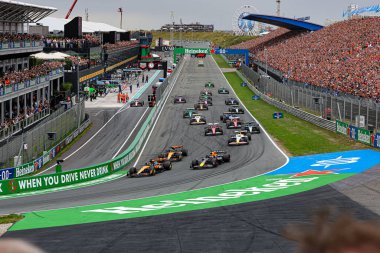 Formula 1 Heineken Hollanda Grand Prix 2025, Zandvoort, Hollanda, 28 - 31 Ağustos 2025 Dünya Şampiyonası 'nın 15. Raundu Cuma günü başlıyor.