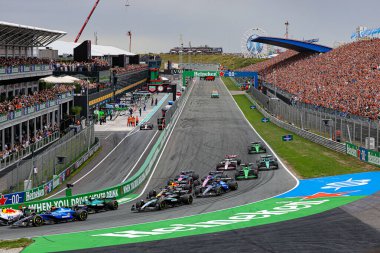 Formula 1 Heineken Hollanda Grand Prix 2025, Zandvoort, Hollanda, 28 - 31 Ağustos 2025 Dünya Şampiyonası 'nın 15. Raundu Cuma günü başlıyor.