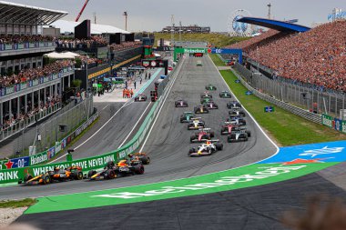 Formula 1 Heineken Hollanda Grand Prix 2025, Zandvoort, Hollanda, 28 - 31 Ağustos 2025 Dünya Şampiyonası 'nın 15. Raundu Cuma günü başlıyor.
