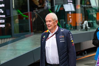 Helmut Marko (AUT) Oracle Red Bull Racing RBPT danışmanı Formula 1 Heineken Hollanda Grand Prix 2025, Zandvoort, Hollanda, 28 - 31 Ağustos 2025 Dünya Şampiyonası 15.
