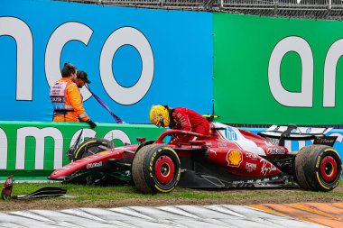  Lewis Hamilton (GBR) - Scuderia Ferrari - Ferrari SF-25 - Formula 1 Heineken Hollanda Grand Prix 2025, Zandvoort, Hollanda, 28 - 31 Ağustos 2025 F1 Dünya Şampiyonası 'nın 15. Raundu