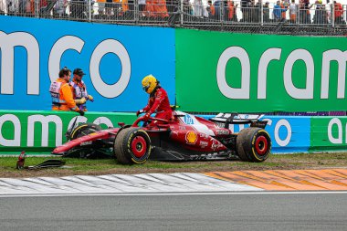  Lewis Hamilton (GBR) - Scuderia Ferrari - Ferrari SF-25 - Formula 1 Heineken Hollanda Grand Prix 2025, Zandvoort, Hollanda, 28 - 31 Ağustos 2025 F1 Dünya Şampiyonası 'nın 15. Raundu
