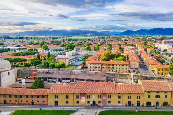 Aerial View Pisa View Cityscape Leaning Tower Pisa Tuscany Italy — Stock Photo, Image