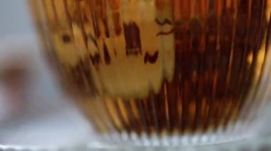 Çay bardağını kapat - yakın görünüm