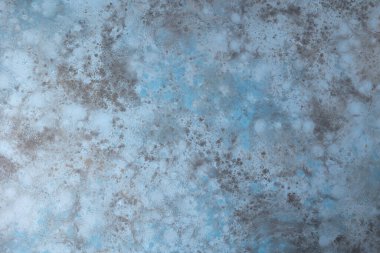 Güzel grunge gri mavi arka plan. Panoramik soyut dekoratif koyu arkaplan. Geniş açı, tasarım için kopyalama alanı olan kabataslak mistik doku duvar kağıdı.