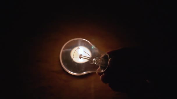 Výpadek Proudu Zničení Infrastruktury Energetická Krize Koncept Výpadku Proudu Žárovka — Stock video