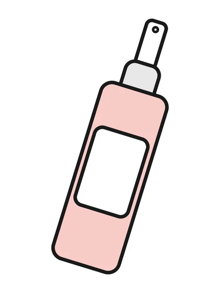 Spray Antiseptisk Pakning Med Dispenser Spray Til Hår Termisk Vand – Stock-vektor