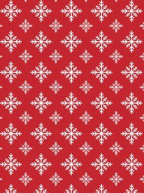 Kesintisiz kar tanesi desen. Vektör çizim.