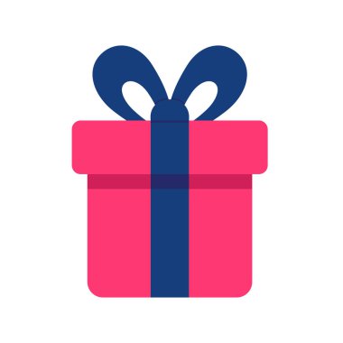 Hediye kutusu. Sevgililer Günü. Vektör illüstrasyonu.