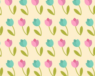 Bahar çiçeği deseni. Çiçek duvar kâğıdı, hatıra defteri. Vektör illüstrasyonu.