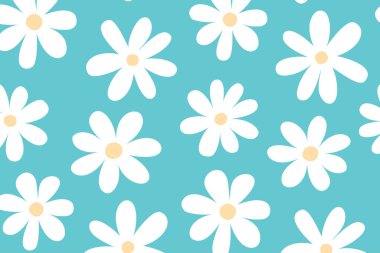 Beyaz çiçek deseni. El çizimi. Vektör illüstrasyonu.