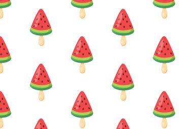 Dondurma kalıbı. Düz biçimli vektör illüstrasyonu.