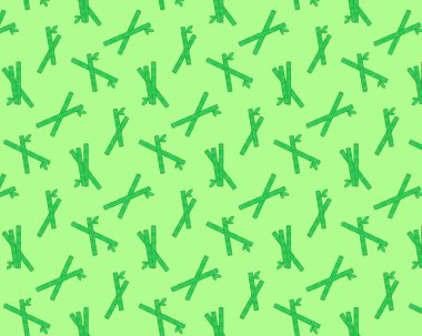 Bambu deseni. Yeşil arka plan. Vektör illüstrasyonu.