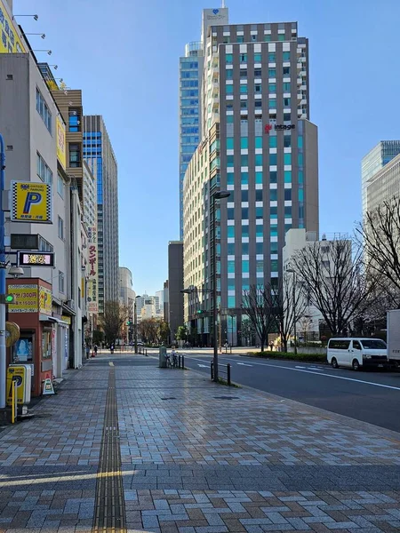 Мягкое Пробуждение Японских Городов — стоковое фото