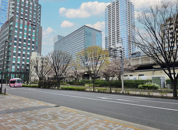 Kontor Omgivet Träd Japan — Stockfoto