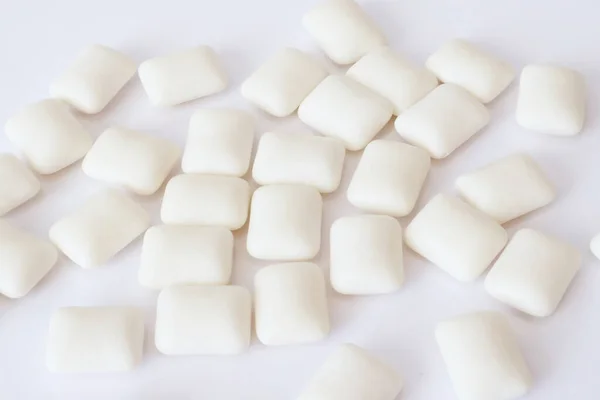 Background White Gum Whole Surface — Stock Photo, Image