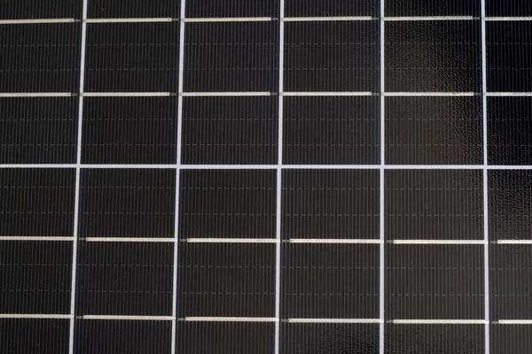 Part of a solar panel close-up.