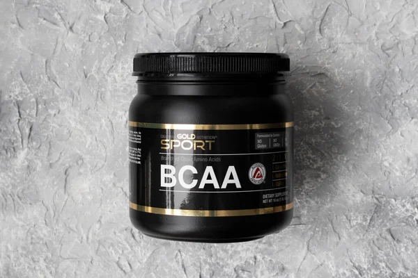 IRPEN, UKRAINE, 2 ARALIK 20222, California Gold Nutrition, BCAA Powder, AjiPure, Branched Chain Amino Acids, Illustrative Editorial.