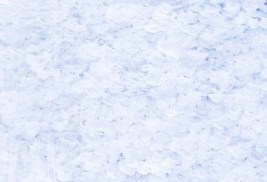 Tuvalde beyaz fırça darbesi. Beyaz soyut desenli, gri arka planda akrilik boya, yarı dairesel parşömenler. Boşluğu kopyala, tasarım ögesi.