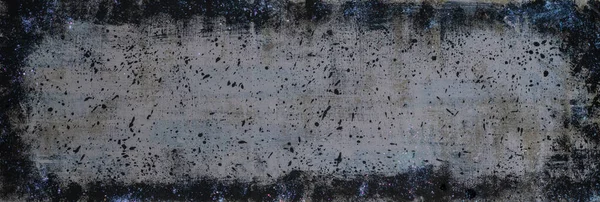 Grunge Textured Background Frame Beige Black Hand Painted Sequins Banner — Zdjęcie stockowe
