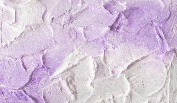 Rough Texture White Putty Purple Stains Wall — Stockfoto