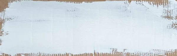 Cardboard Banner White Putty Center — Stok fotoğraf