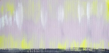 A simple abstract design of a gray-green painting with acrylic paints. Modern art