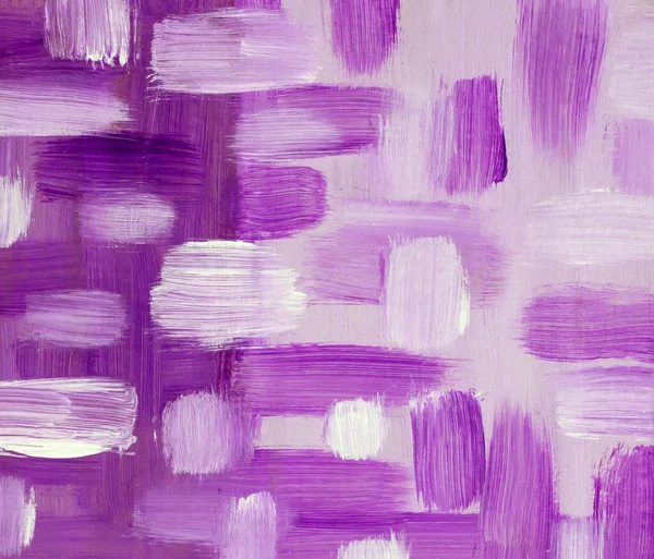 Jasnofioletowy Abstrakcyjny Wzór Składający Się Pociągnięć Farbą Olejną Białego Fioletu — Zdjęcie stockowe