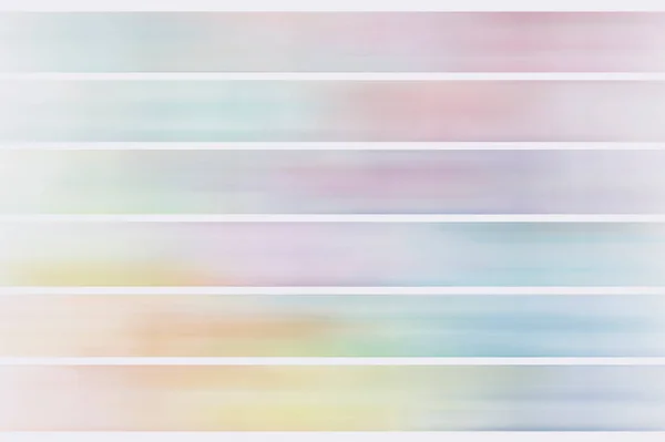 Aquarell Verschwommene Banner Mit Langen Streifen Auf Weiß — Stockfoto