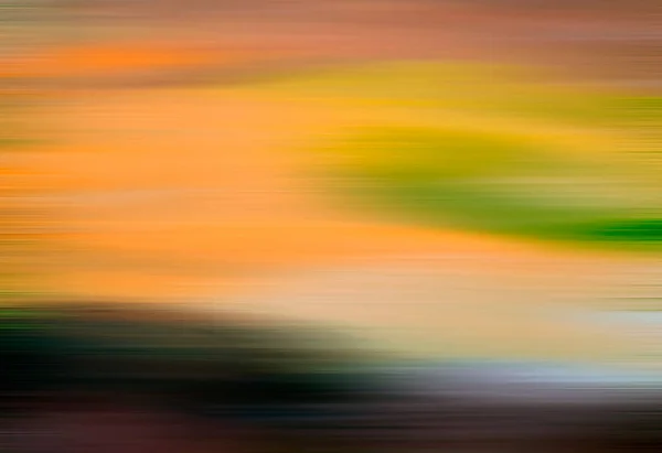 Hareket Bulanıklığında Turuncu Manzara — Stok fotoğraf