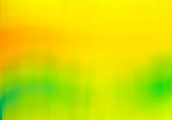 Яскраво Жовтий Фон Зеленими Помаранчевими Градієнтними Хвилястими Плямами — стокове фото