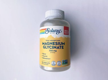 IRPEN, UKRAINE, 6 HAZİRAN 20222, Solaray, Yüksek Emilim Magnezyum Glisinat, İllüstrasyon Editörü.