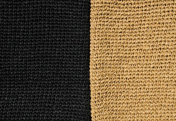 Padrão Malha Sem Costura Crochê Único Malha Com Fios Ráfia — Fotografia de Stock