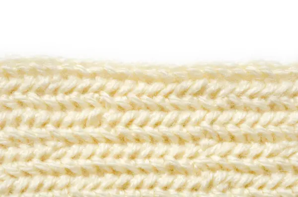 Texture Milky Acrylic Knitting Warm Wool Blend Yarn Background Knitting — Stock Photo, Image