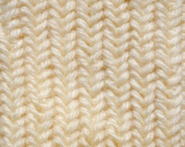 Kış ipliği, örgü. Yün deseni. Örnek yakın plan..