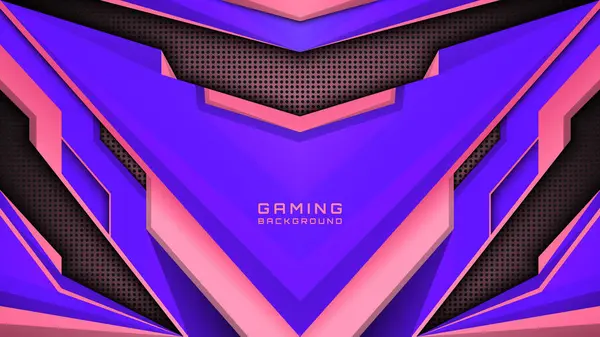 eSports, Streaming Banners ve Game Posterleri için Mor ve Pembe Oyun Arkaplanı
