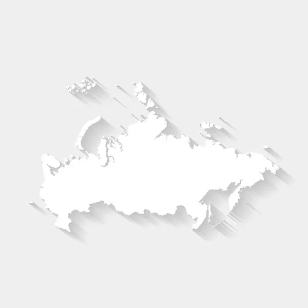 Eenvoudige Witte Rusland Kaart Grijze Achtergrond Vector Illustratie Eps Bestand — Stockvector