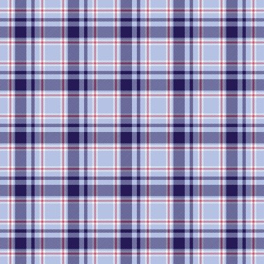 Lacivert, açık mavi ve beyaz renklerle kusursuz ekose desenli, kırmızı çizgilerle işaretlenmiş. Tasarım, kesişen çizgili karelerden oluşuyor. Klasik bir tartan görünümü yaratıyor..