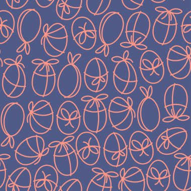 Doğrusal Paskalya yumurtalarının minimalist kusursuz deseni