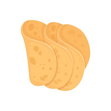 Yozlaşmış Meksika mısırlı tortilla dürümü.