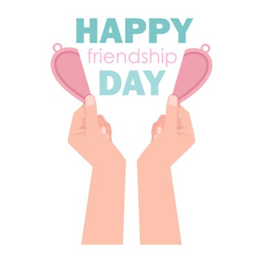 Dostluk Günü 'nde kadın eli kolyeli mektuplar.