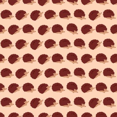 Küçük kirpilerin sonbahar deseni