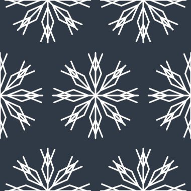 Koyu gri arka planda, pürüzsüz desenli büyük beyaz kar taneleri.