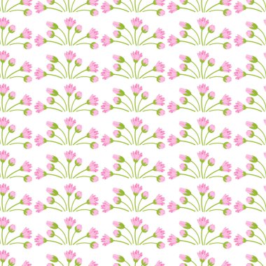 Narin bahar çiçeklerinin kusursuz paskalya deseni